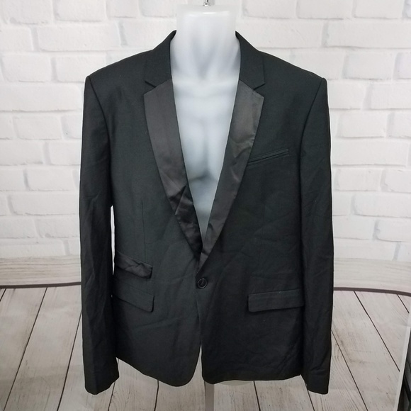 Guess Satin Trim Blazer NWOT - Picture 2 of 9